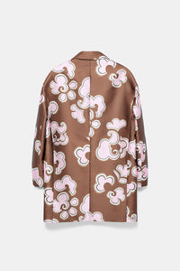 caramello rose // FLORAL STATEMENT coat