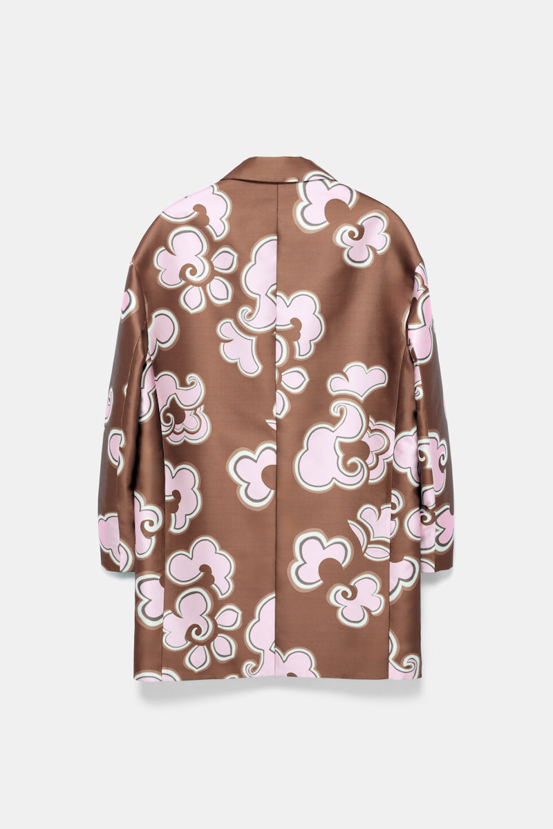 caramello rose // FLORAL STATEMENT coat