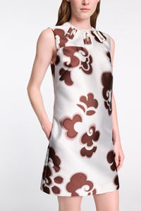 offwhite chocolate // FLORAL STATEMENT dress