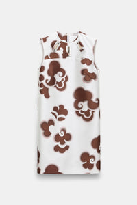 offwhite chocolate // FLORAL STATEMENT dress