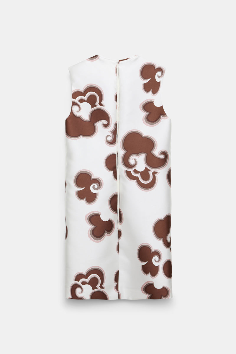 offwhite chocolate // FLORAL STATEMENT dress