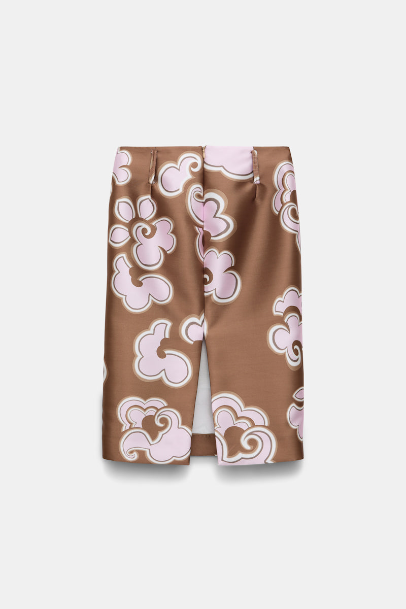 caramello rose // FLORAL STATEMENT skirt