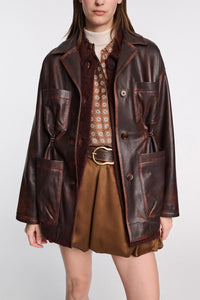 choco black // SLEEK STATEMENT I jacket