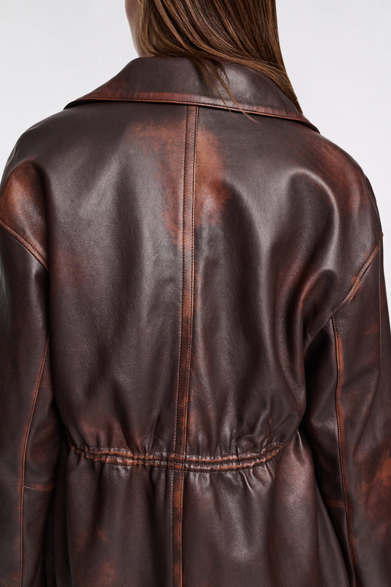 choco black // SLEEK STATEMENT I jacket
