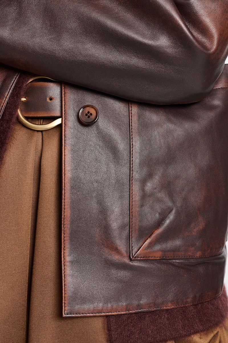 choco black // SLEEK STATEMENT I jacket
