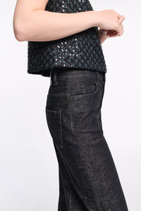 stone black denim // DEEP LOVE pants