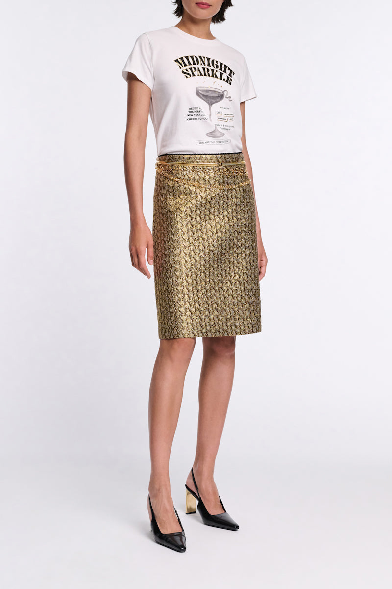 gold // GOLDEN HOUR skirt