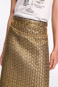 gold // GOLDEN HOUR skirt