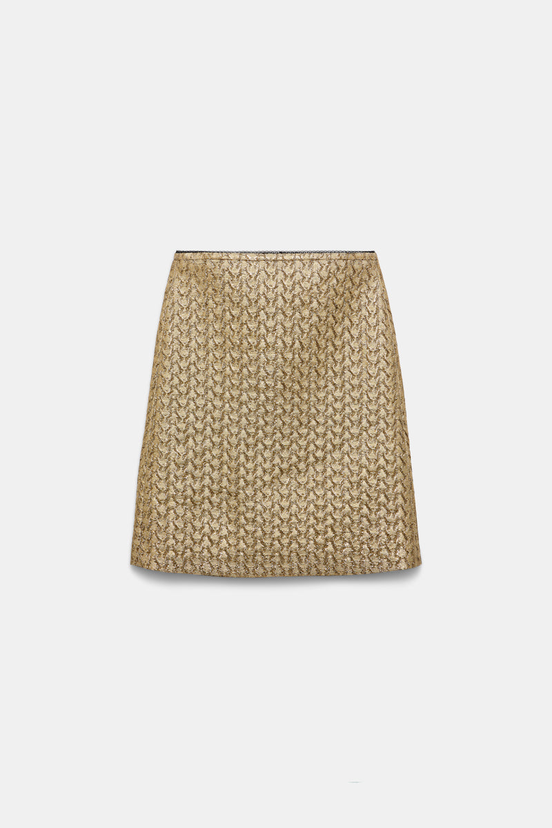 gold // GOLDEN HOUR skirt