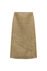 Golden Hour Skirt - Gold