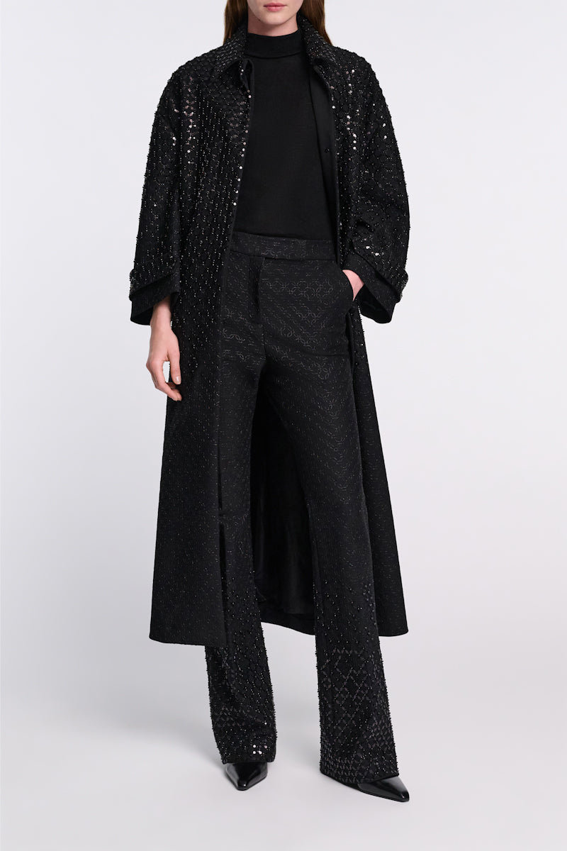 pure black // SPARKLING EMOTIONS coat