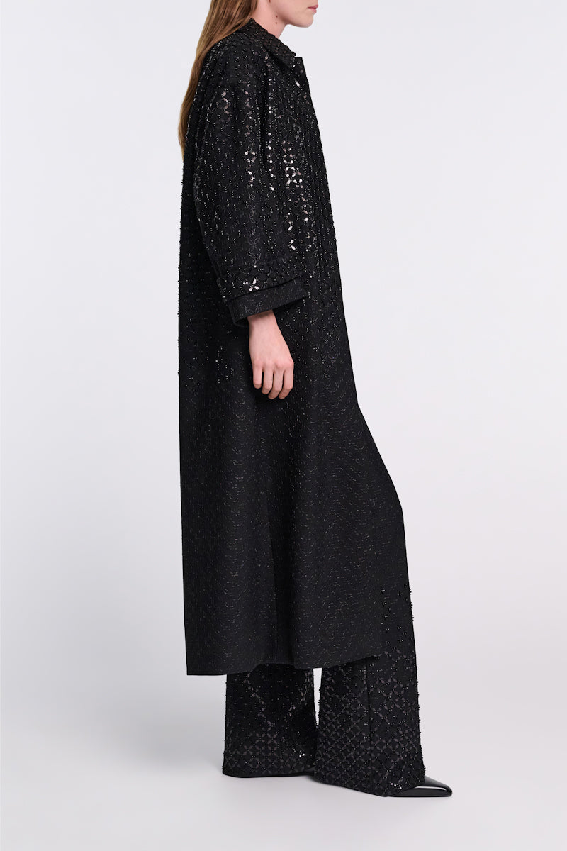 pure black // SPARKLING EMOTIONS coat