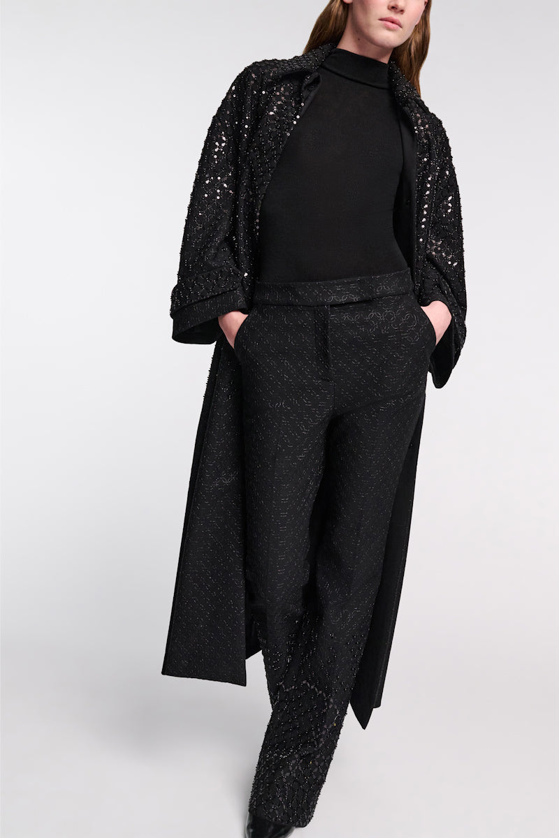 pure black // SPARKLING EMOTIONS coat