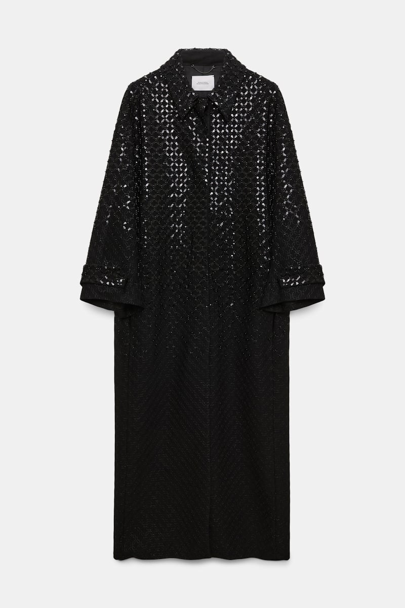 pure black // SPARKLING EMOTIONS coat