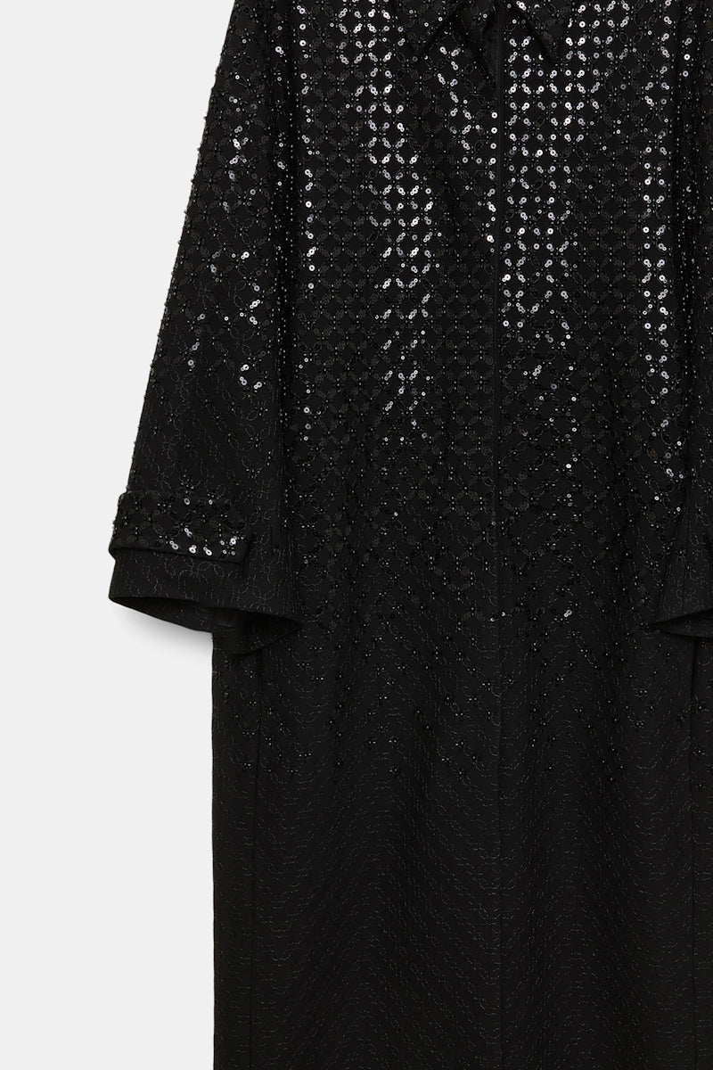pure black // SPARKLING EMOTIONS coat