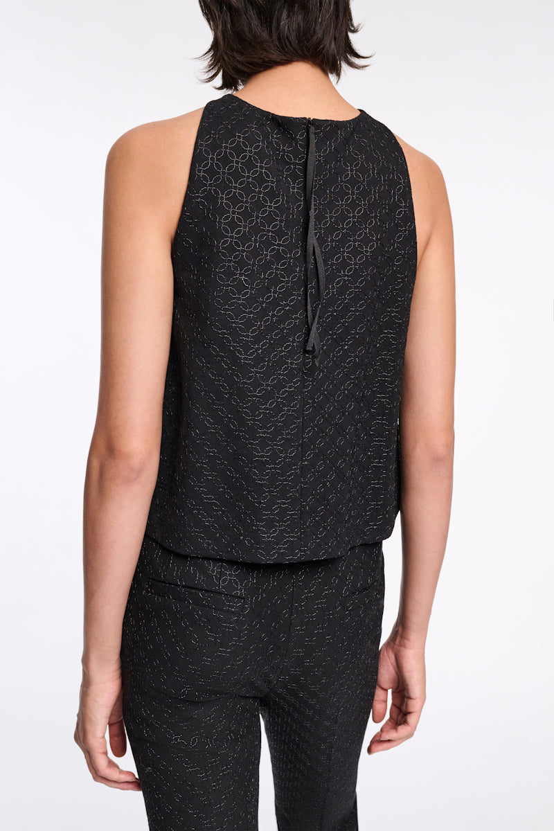 pure black // SPARKLING EMOTIONS II top