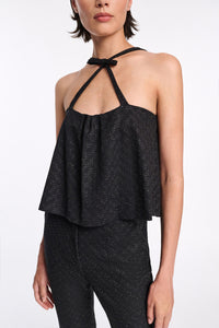 pure black // SPARKLING EMOTIONS II top