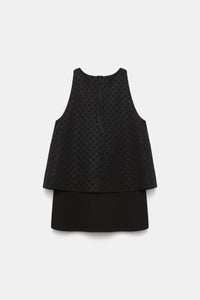 pure black // SPARKLING EMOTIONS II top