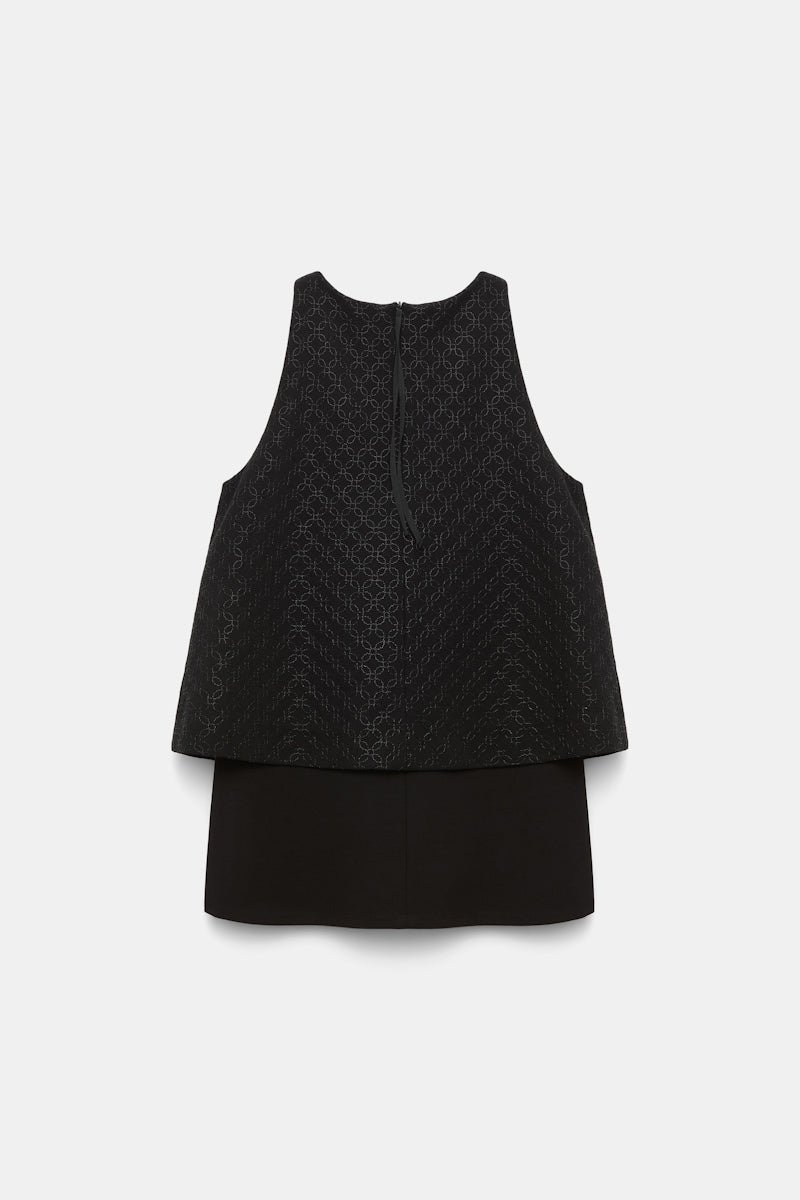 pure black // SPARKLING EMOTIONS II top