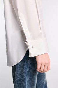 white pearl // POPLIN POWER blouse