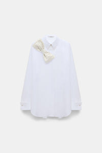 white pearl // POPLIN POWER blouse