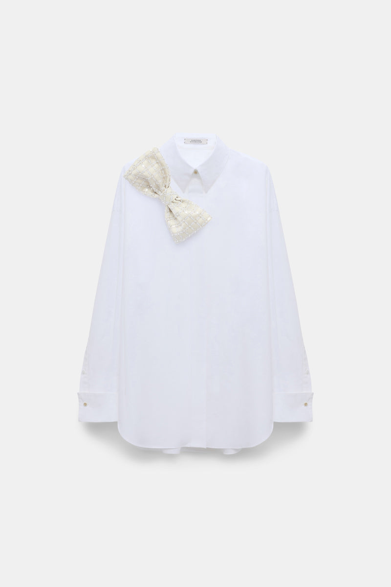 white pearl // POPLIN POWER blouse