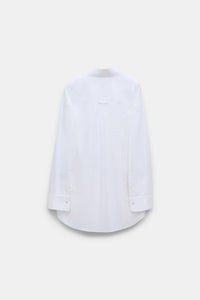 white graphite // POPLIN POWER blouse