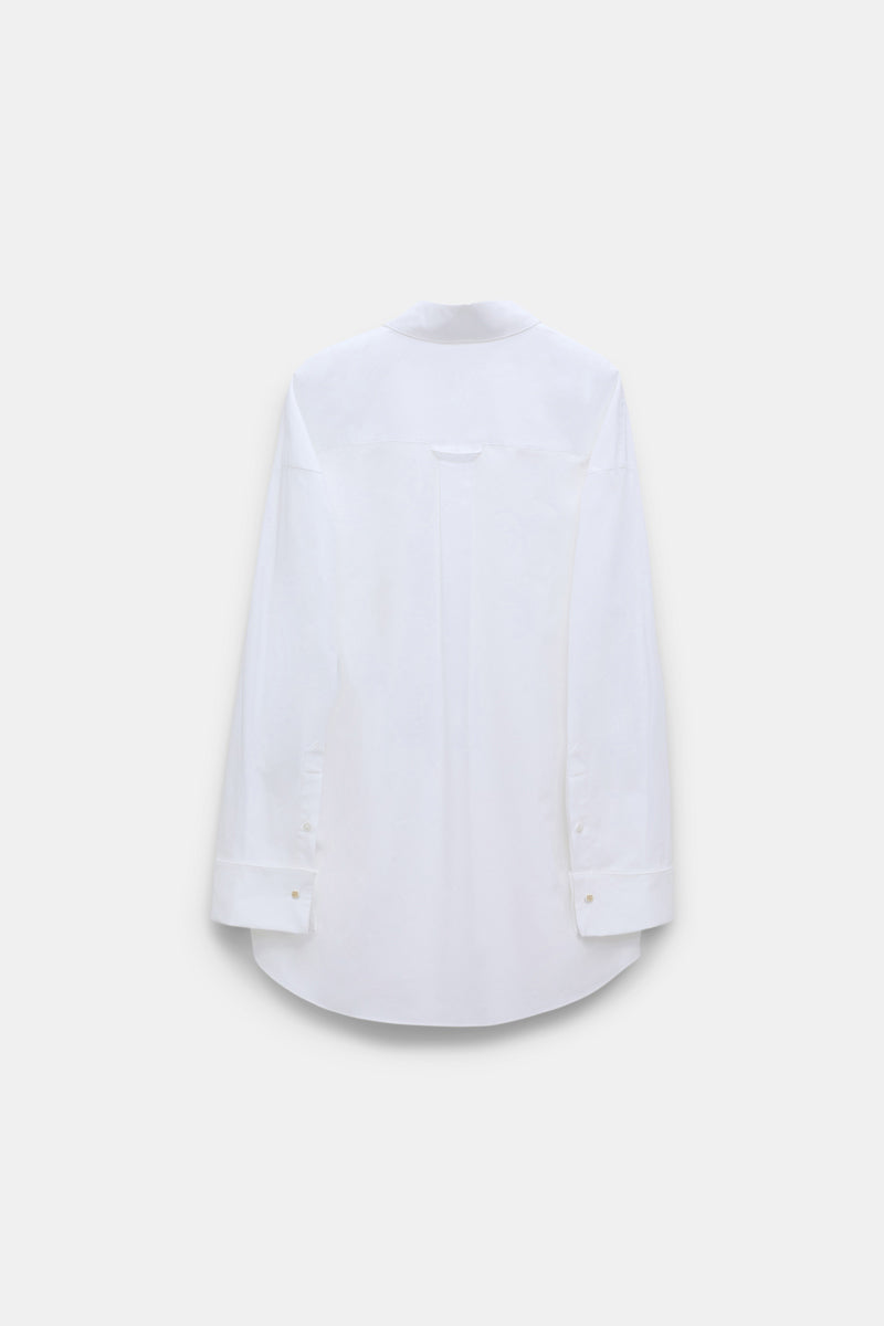 white graphite // POPLIN POWER blouse