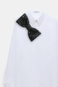 white graphite // POPLIN POWER blouse