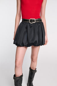 graphite // SHINY STATEMENT skirt