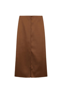 Shiny Statement Skirt - Terra
