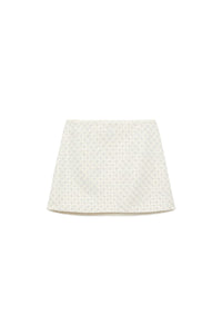 Sparkling Statement Skirt - Pearl