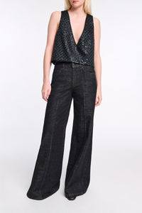 graphite // SPARKLING STATEMENT top