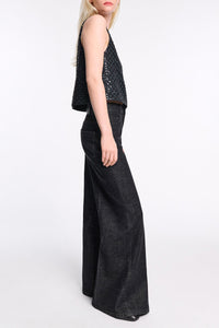 graphite // SPARKLING STATEMENT top