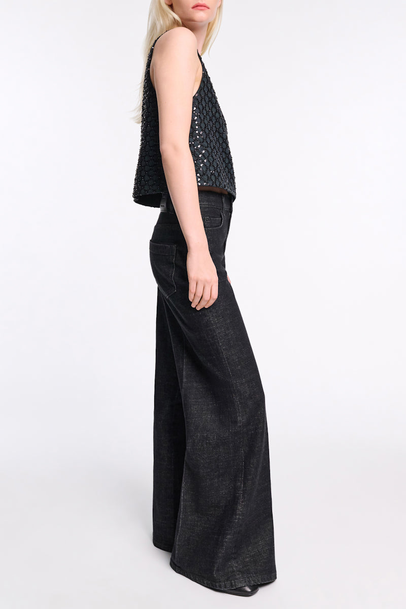 graphite // SPARKLING STATEMENT top