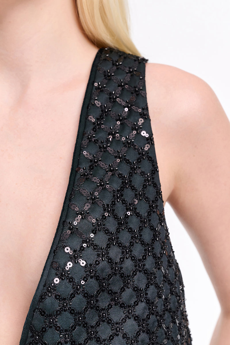 graphite // SPARKLING STATEMENT top