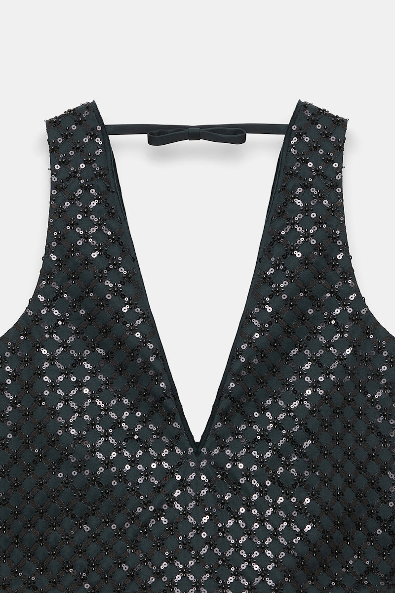 graphite // SPARKLING STATEMENT top