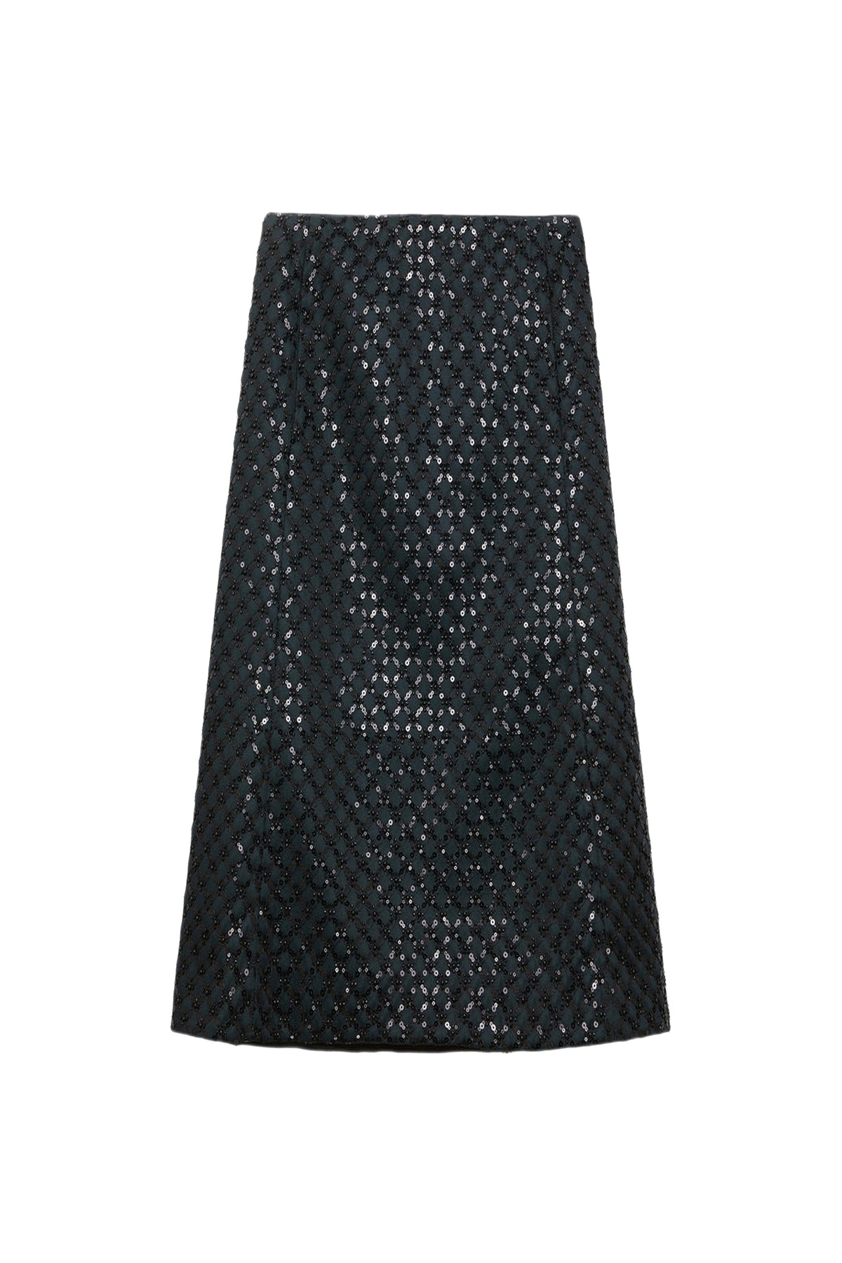 Sparkling Statement Skirt - Graphite