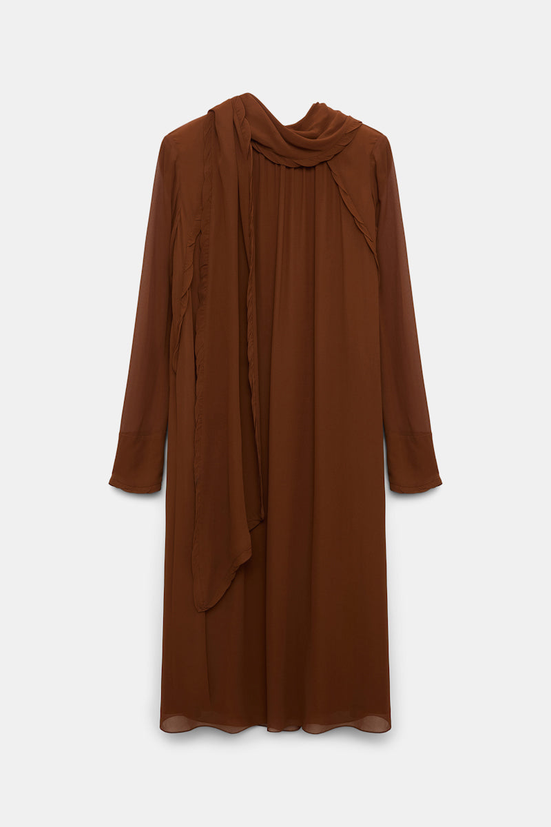 caramello // SHEER TWIST dress