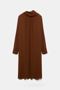 caramello // SHEER TWIST dress