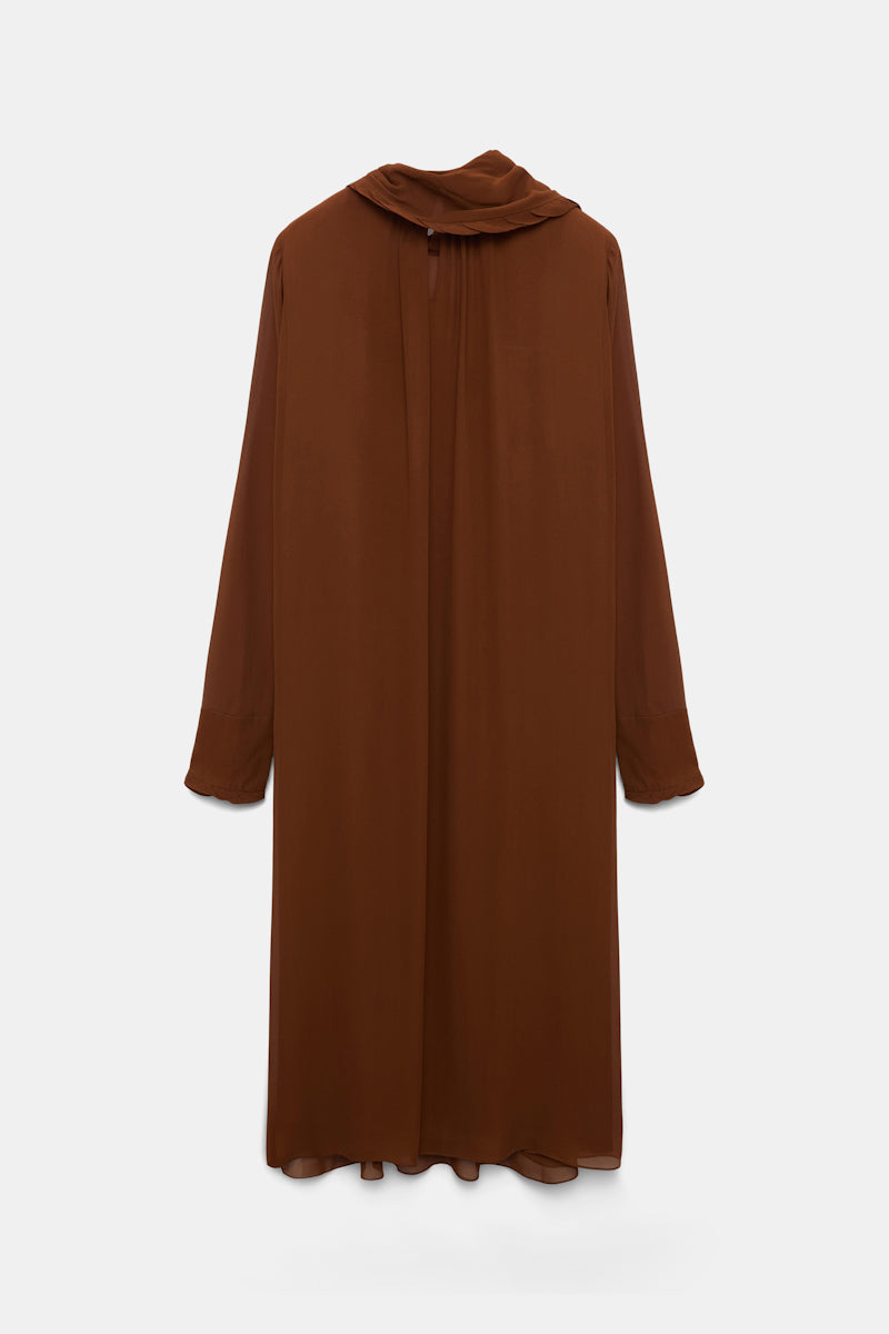 caramello // SHEER TWIST dress