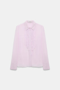 lilac // SHEER TWIST blouse