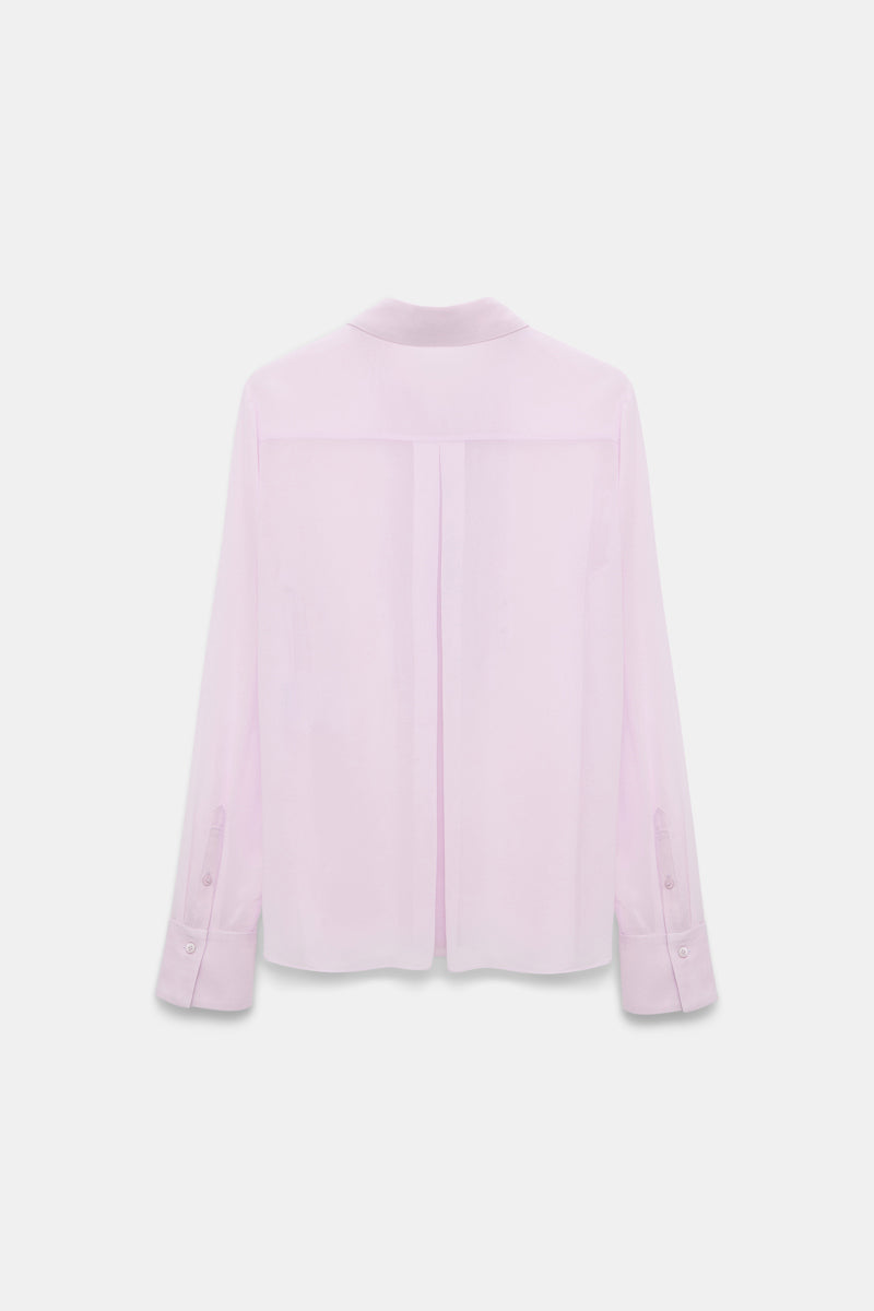 lilac // SHEER TWIST blouse