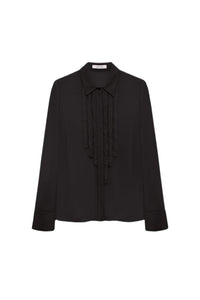 Chemisier Sheer Twist - Pure Black