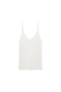 Top Sheer Twist - Camellia & White