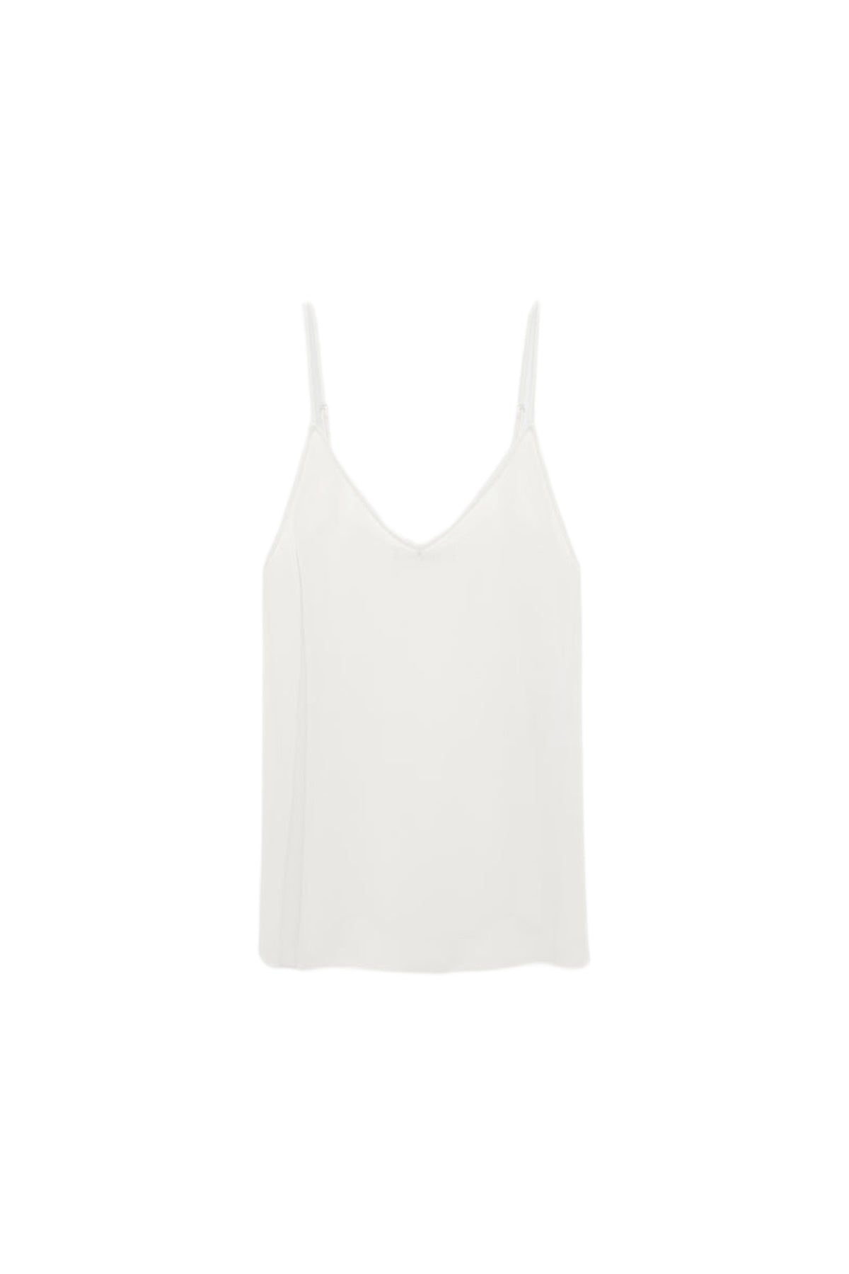 Top Sheer Twist - Camellia & White