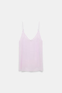 lilac // SHEER TWIST top