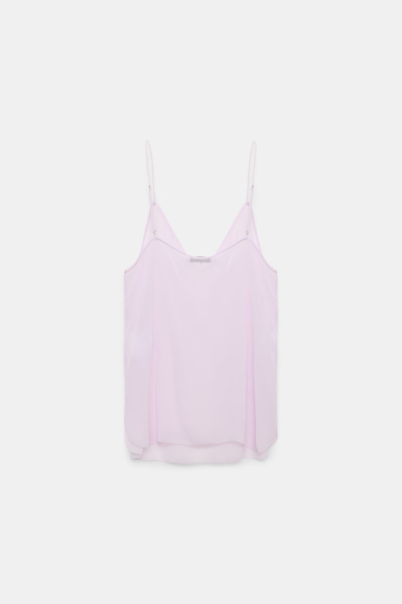 lilac // SHEER TWIST top