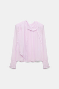 Chemisier Sheer Twist - Lilac