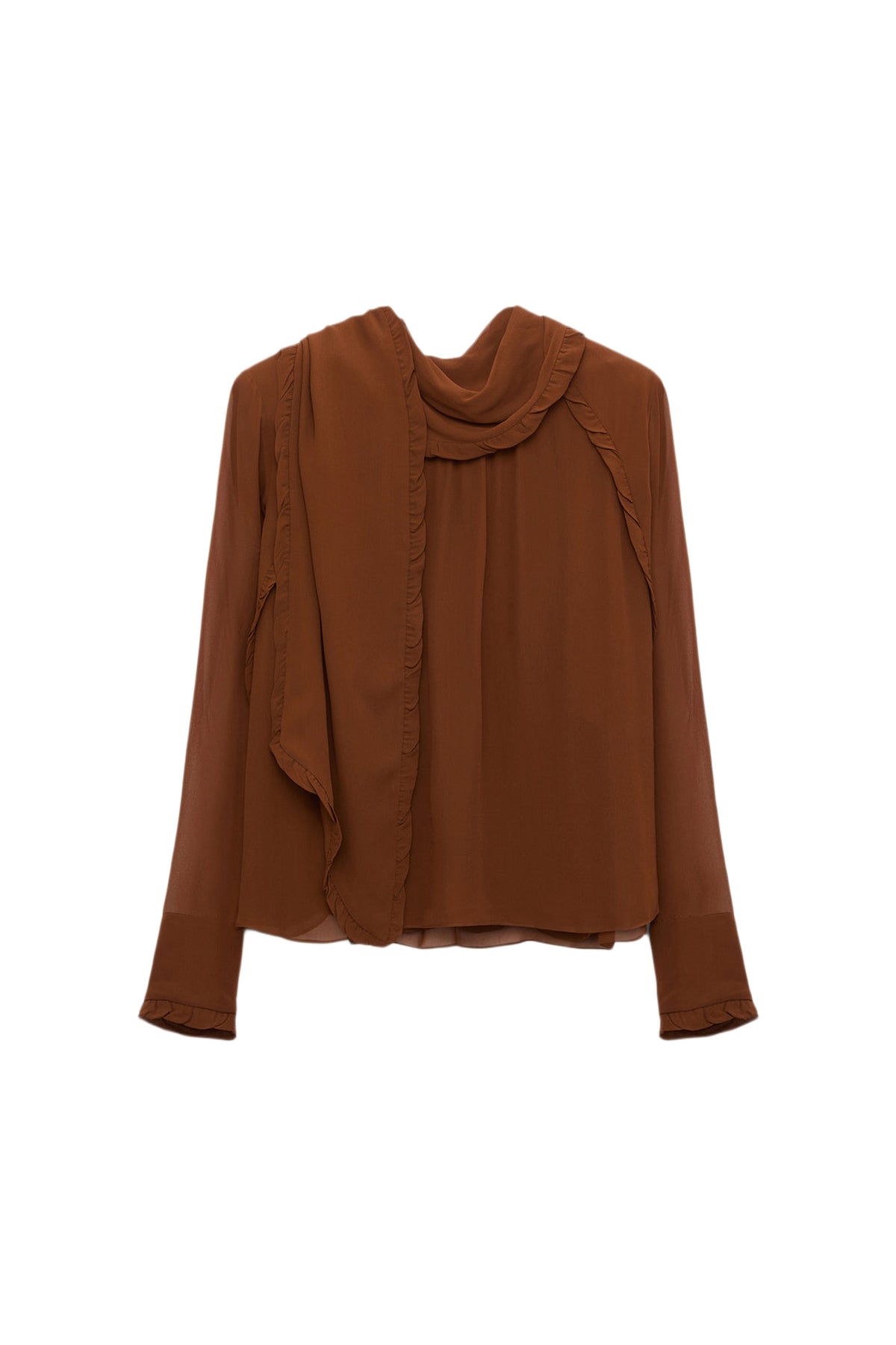 Chemisier Sheer Twist - Caramello